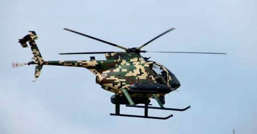陆军推介新装备  “MD530G”轻型直升机成焦点