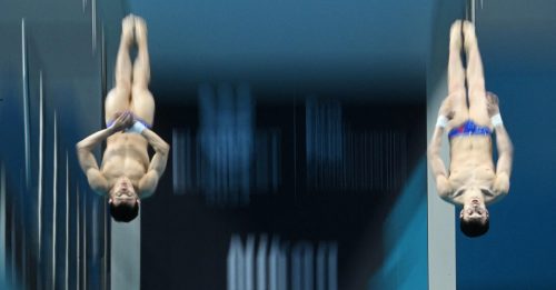 ◤世界游泳锦标赛◢ 男10公尺台双人绝对优势夺冠   中国队夺世锦赛第99金