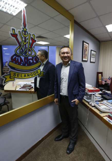 雪州行政议兼金銮镇州议员黄思汉。