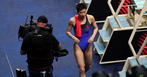 ◤世界游泳锦标赛◢中国跳水队再夺3金  李亚杰1公尺跳板封后