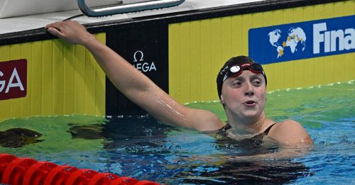 ◤世界游泳锦标赛◢莱德基缔5连冠  澳接力破世界纪录