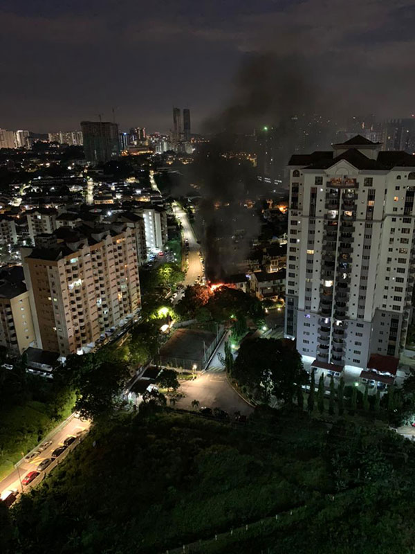 fire-house-Old-Klang-Road 豪宅 失火 焦尸