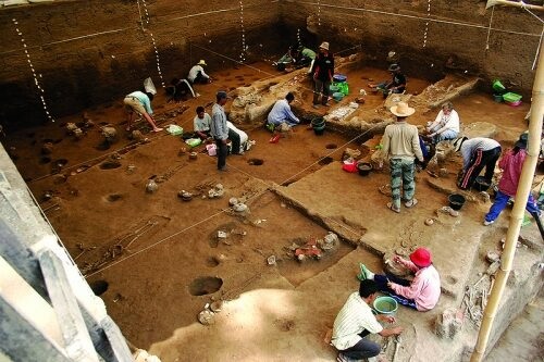 泰国呵叻府暖颂县的暖哇村新石器时代考古遗址。
