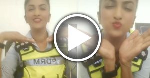女演员穿警察背心拍TikTok 网民骂到乱！