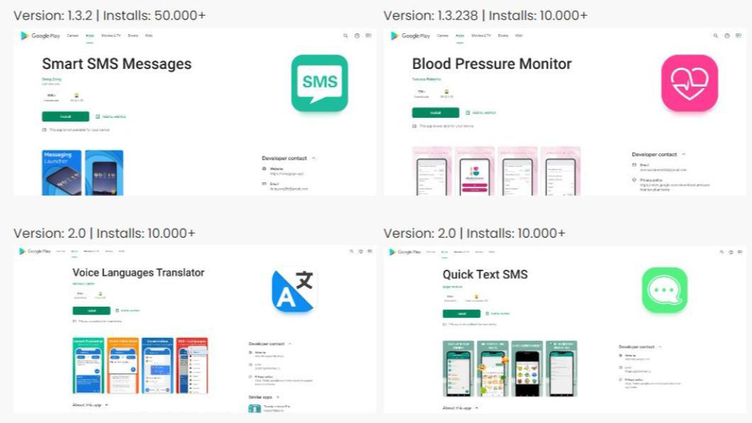 安卓, Android, Google Play, Smart SMS Messages, Blood Pressure Monitor, Voice Languages Translator, Quick Text SMS