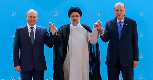 俄总统普汀访问德黑兰  伊朗最高领袖支持俄出兵 　