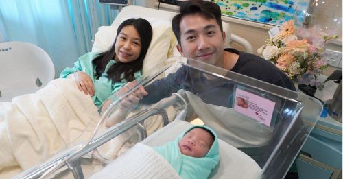 关萃汶平安诞下女儿 叶朝明：妈妈太勇敢了