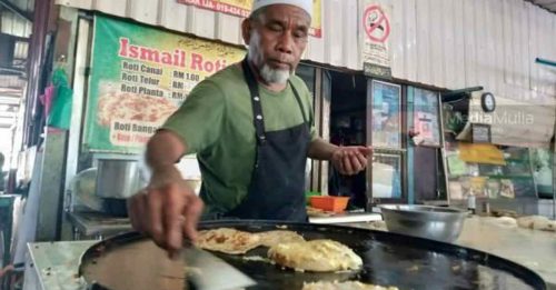 小贩卖印度煎饼 6年每片卖1令吉