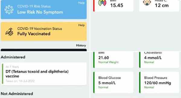 MySejahtera新增个人健康纪录的功能，让人们监督本身的健康。