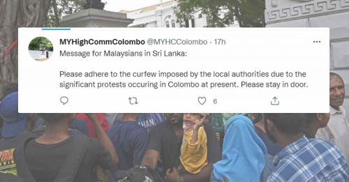 斯里兰卡紧急状态 马使馆劝侨民勿外出
