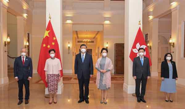 习近平,林郑月娥,Xi Jinping,Carrie Lam