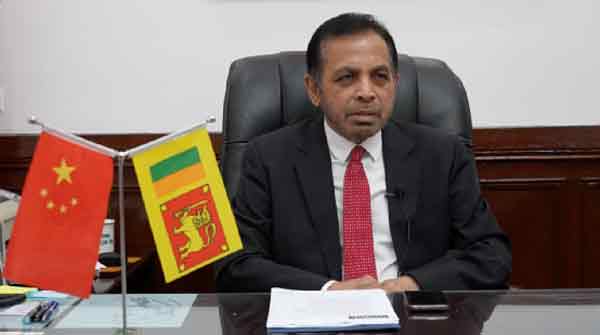 斯里兰卡驻中国大使科霍纳。
