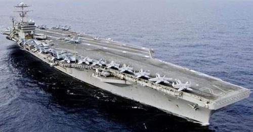 美国战舰战机 集结台湾周边