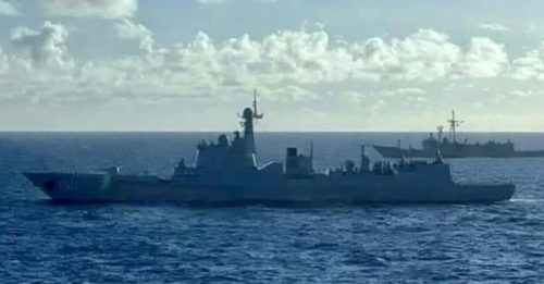 中国长春舰 周五早越过台海中线