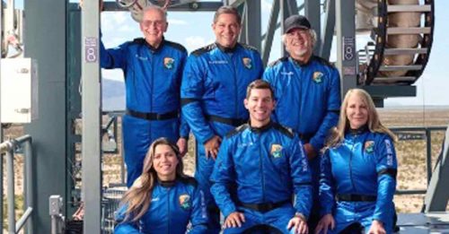 蓝色起源送6人上太空  承载首位埃及和葡萄牙旅客