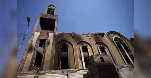 埃及教堂大火 人群踩踏 41死14伤