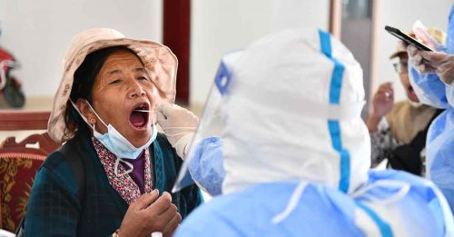 ◤全球大流行◢ 中国新增病例破3000 西藏拉萨管控再延长3天