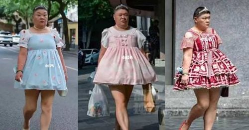 50岁“安福路小公主” 每天裙装上街 饱受异样眼光
