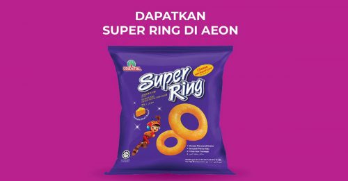 Aeon“会玩” 趁机推销 “Super Ring”芝士圈大把货！