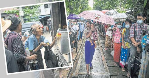 缅甸经济崩盘  2000万人每日生活费低于8.50