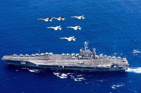 USA china military NAVY 美军 中国 海军 印太地区 威胁