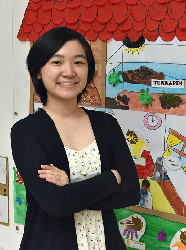 来自新山的林玟廷报读Oskano Academy幼教课程已经3个月。