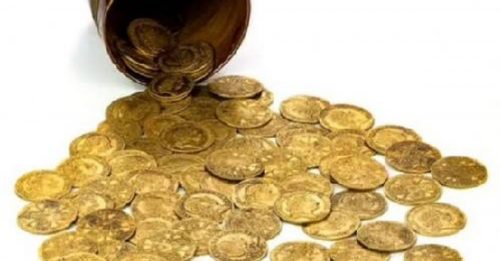 厨房地下挖到宝 412年前金币 值129万