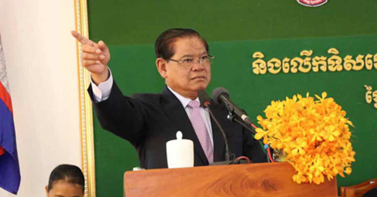柬埔寨副首相苏庆。