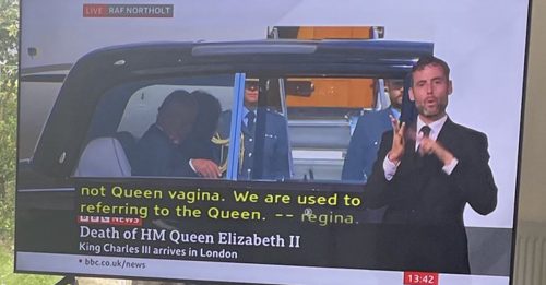◤英女王駕崩◢ 把“女王”寫成“陰道” BBC出錯 被罵翻！