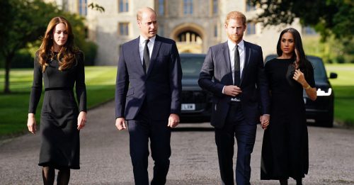 ◤英女王驾崩◢ 温莎城堡F4合体秀 媒体人：威廉主动传讯息哈里促成