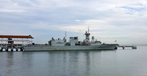 加拿大海军“温尼伯”号 今驶离巴生港口