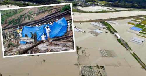 强台“南玛都”袭日 2死115伤 宫崎县变泽国 844航班取消