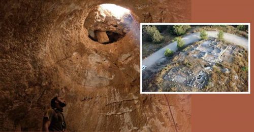 沙漠挖到地下豪宅 1200年历史 藏3公尺深水池