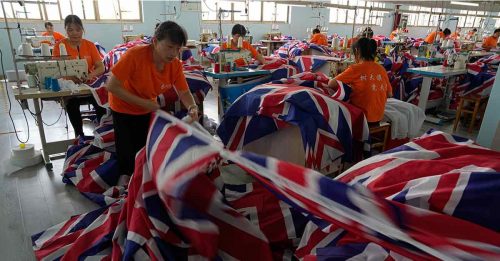◤德國之聲◢ 女王逝世 英國國旗訂單湧入中國旗幟工廠