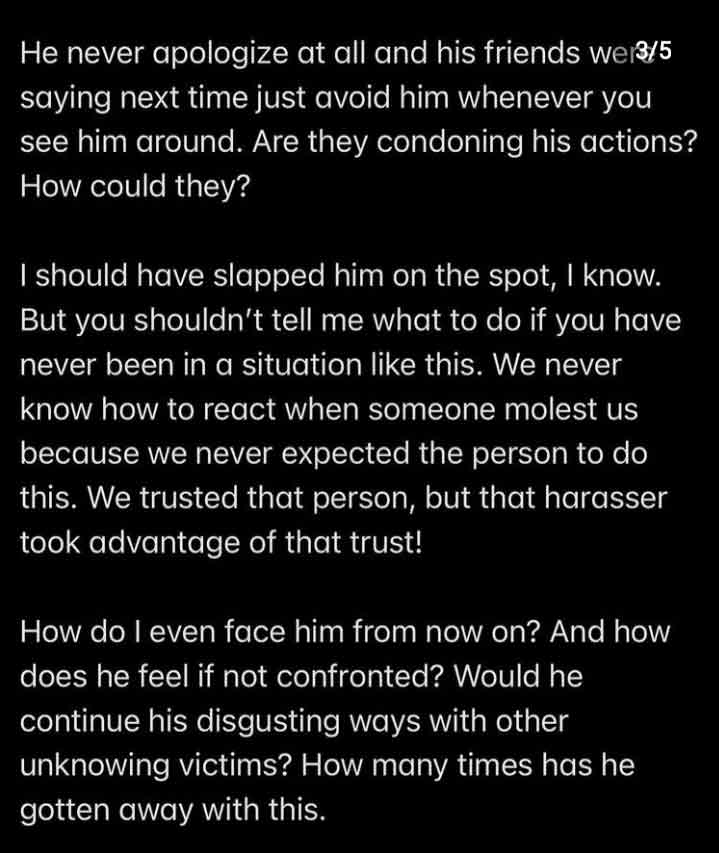 女事主促请女性要勇敢发声,保护自己。