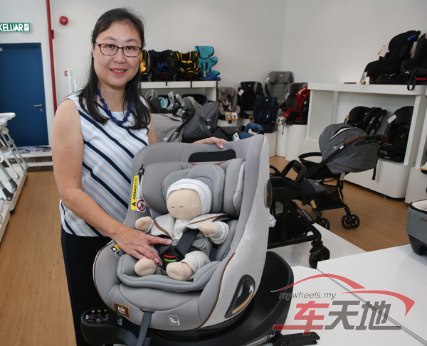 ▲叶淑梅（May Hwong）是少数获得大马道路安全研究院认可的儿童汽车安全座椅培训计划导师之一。