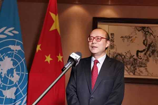 中国常驻日内瓦代表团发言人刘玉印。
