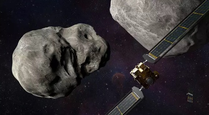 NASA一架太空飞行器，将撞击一颗小行星，以微幅改变它的轨道。