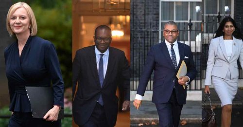 英国新内阁破纪录 最重要4职位 无白人男性
