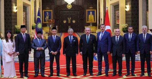 土耳其议长访马 元首王宫接见