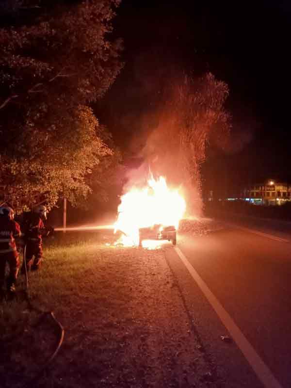 Selangor,fire car,charred corpse