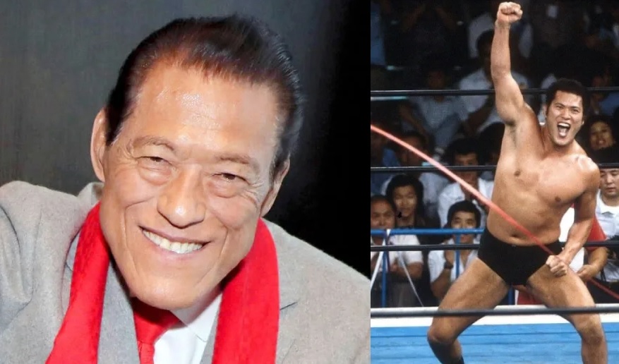 日本传奇摔角手“安东尼奥猪木”。