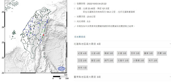 taiwan earthquake 台湾 地震