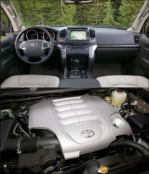 ▲美规 Land Cruiser 所搭载的 5.7 升 V8 引擎，是与 Land Cruiser 与新一代 Tundra 及 Lexus LX 570 共用的新世代引擎。