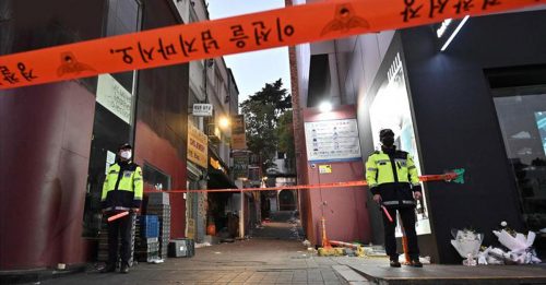 ◤首尔人踩人事故◢ 人踩人 案中案 韩警删档后自杀
