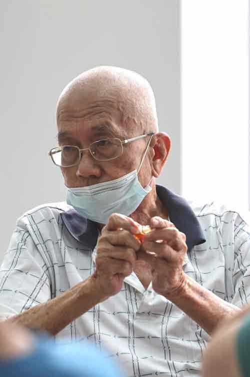 76岁的被告陈石文。 