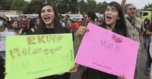 印尼新刑法上路 婚外性行为 可被囚1年