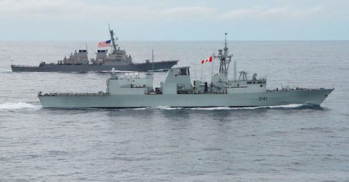 加国军舰穿台海 中国：威胁主权！