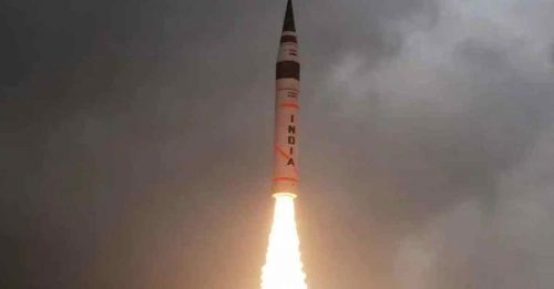 传印度测试长程导弹 中国船折返印度洋