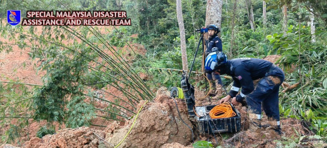 ◤峇冬加里露营地土崩◢ 山泥覆盖大片营地 情况骇人